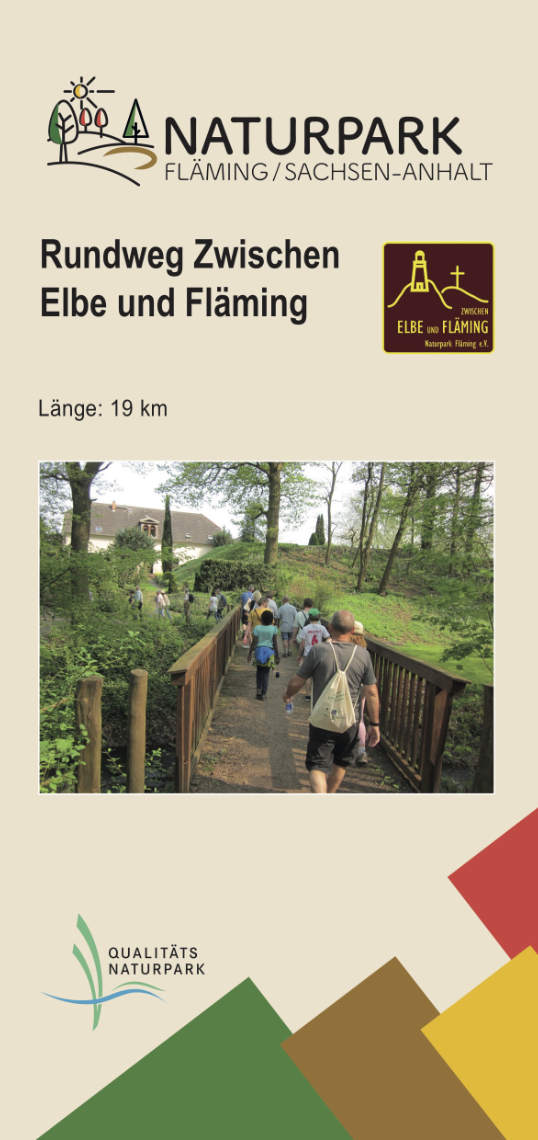 Flyer Rundweg Zwischen Elbe und Fläming 2019