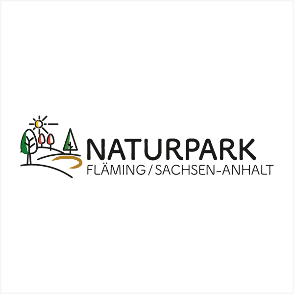 Naturpark Fläming Logo in bunt