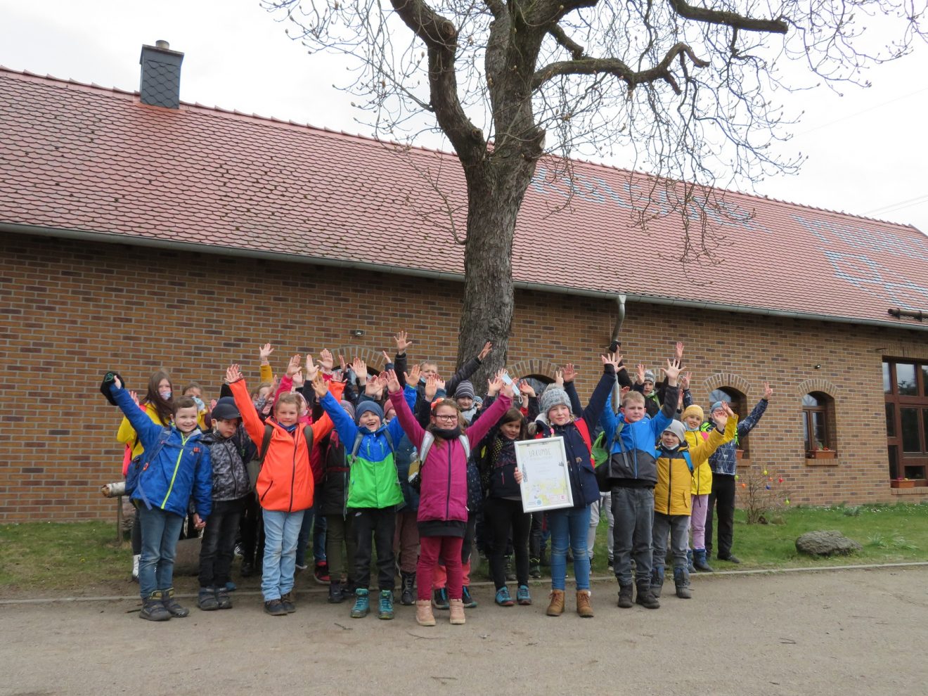 Naturparkentdeckertag an der Külsoer Mühle mit der Grundschule Nudersdorf